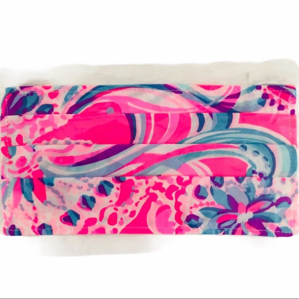 Lilly Pulitzer (3) three NWT authentic tropical face masks set of 3